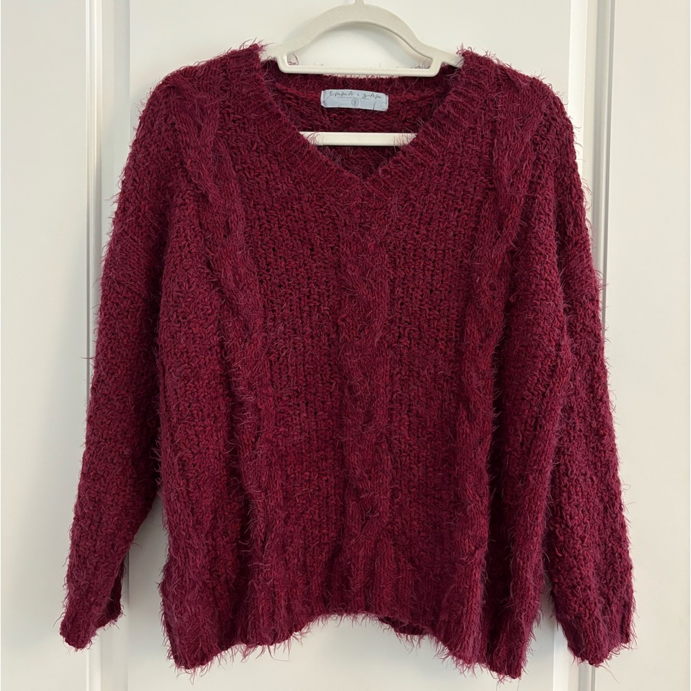 Emma & Sam Fuzzy Sweater